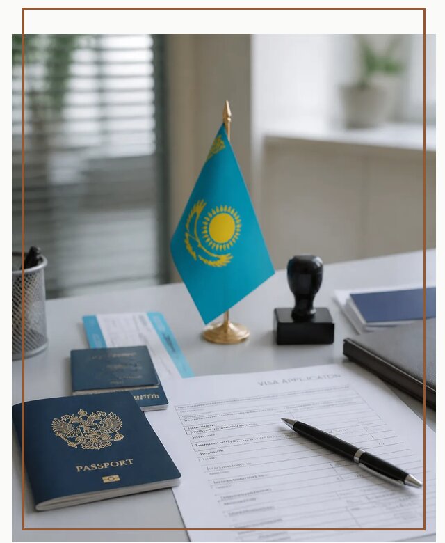 Оформление визы в Казахстан для поездки и работы в Братске